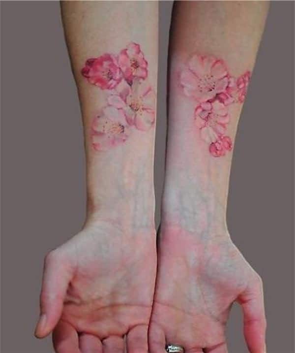 tatuajes de flores en la mano 8 -