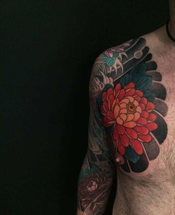 tatuajes de flores para hombre 5 -