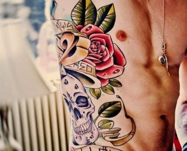 tatuajes de flores para hombre 9 -