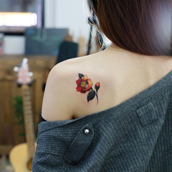 tatuajes de flores para mujeres 6 -