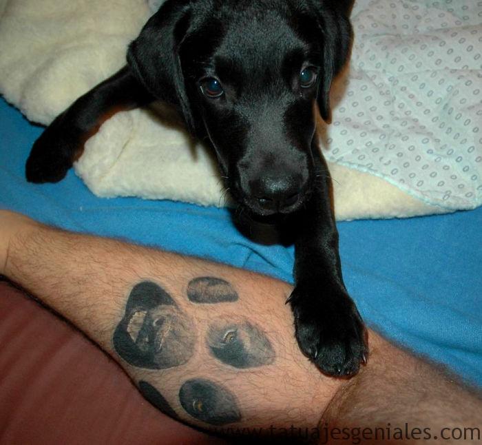tatuajes de huellas de perros 4 - tatuajes de perros