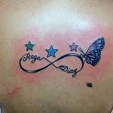 tatuajes de infinito con estrellas 1 - tatuajes de infinito