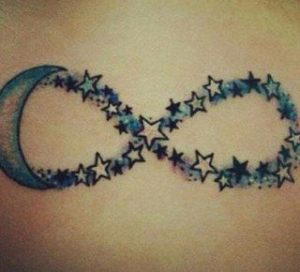 tatuajes de infinito con estrellas 3 - tatuajes de infinito