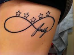 tatuajes de infinito con estrellas 5 - tatuajes de infinito