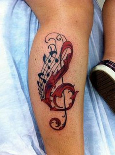 tatuajes de letras musicales 4 -