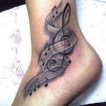 +40 Ideas de Tipografías y Letras para Tatuajes (Decoraciones) - Tatuajes Geniales tatuajes de letras musicales 7 260x305 -