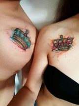 tatuajes de parejas con coronas 2 161x215 -