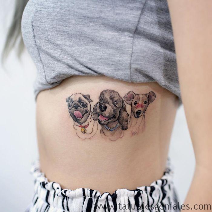 tatuajes perros mujeres 4 - tatuajes de perros