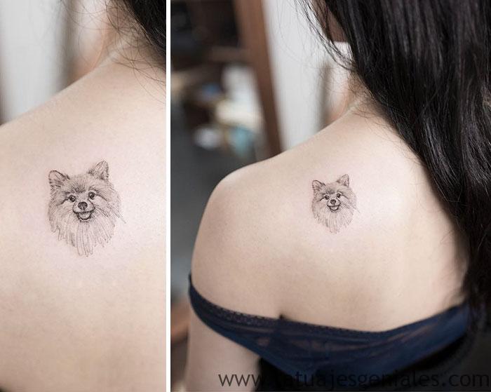 tatuajes perros mujeres 5 - tatuajes de perros