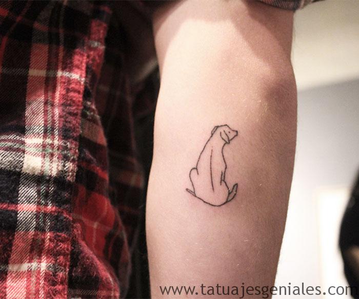 100 Tatuajes de Perros para amantes de sus mascotas - Tatuajes Geniales tatuajes perros pequeños muñecas 6 - tatuajes de perros