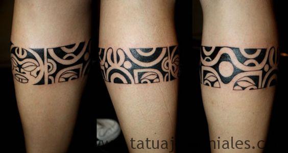 tatuajes pierna tribales 4 -