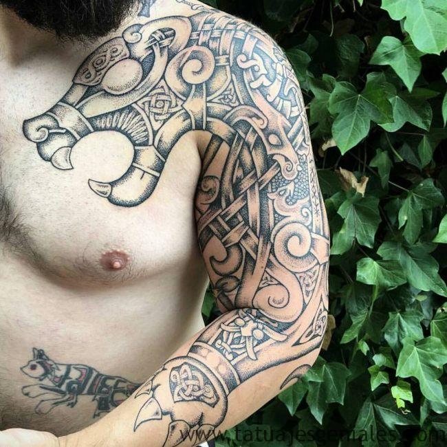 tatuajes vikingos brazo 3 -