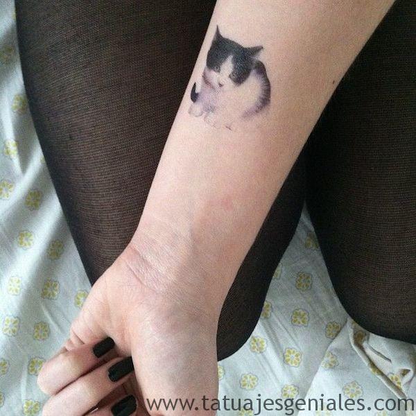 tatus diminutos gatos animales 3 - tatuajes pequeños