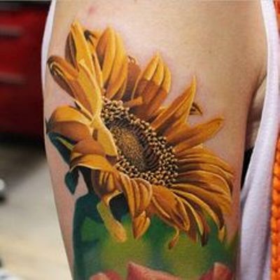 girasolespara hombres 4 - Tatuajes de sol y luna