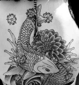 tattoo pez koi carpa portada 1 - tatuajes de mariposas