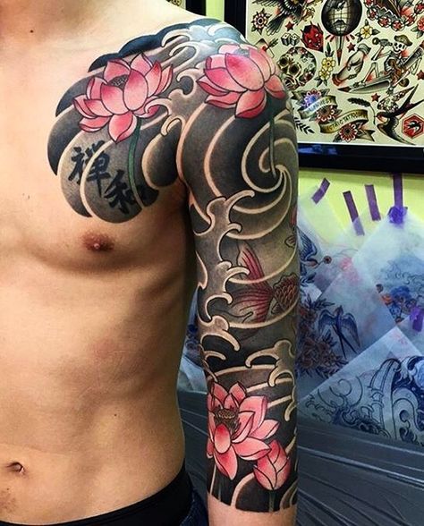 cerezo para hombres 3 - tatuajes de flor de cerezo