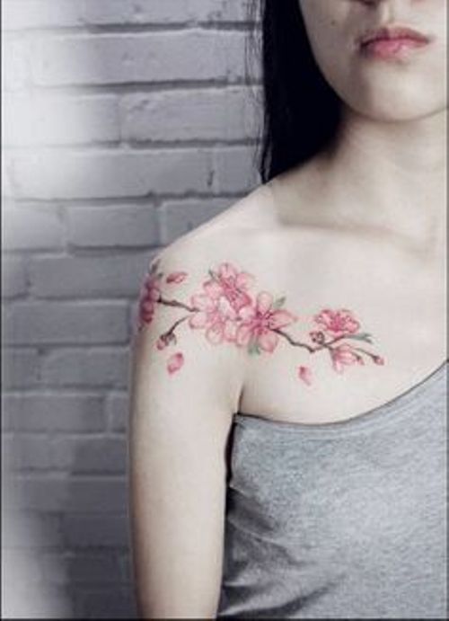 cerezo para muejres 3 - tatuajes de flor de cerezo