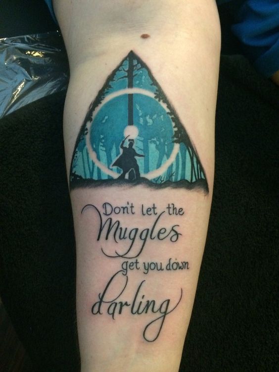 40 Originales Tatuajes de Harry Potter que todo fan quiere tener - Tatuajes Geniales harry potter con frases 6 - Tatuajes de Harry Potter