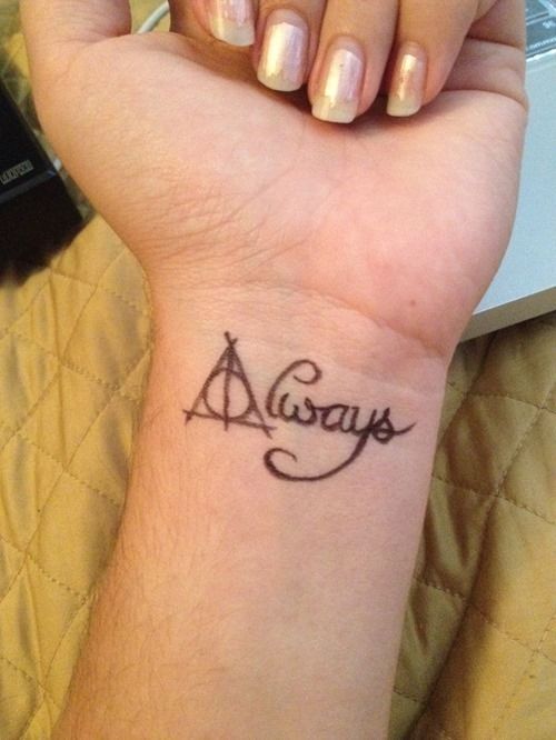 40 Originales Tatuajes de Harry Potter que todo fan quiere tener - Tatuajes Geniales harry potter en brazo 5 - Tatuajes de Harry Potter