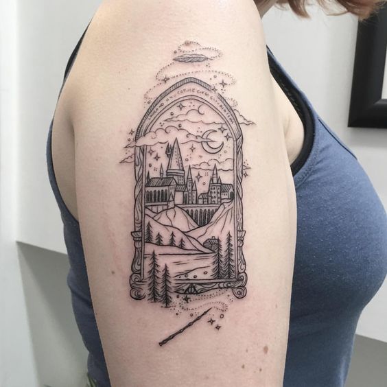 harry potter en brazo 6 - Tatuajes de Harry Potter