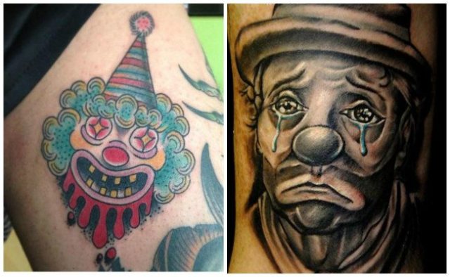 45 Ideas de Tatuajes de Payasos: Joker, Malditos y más
