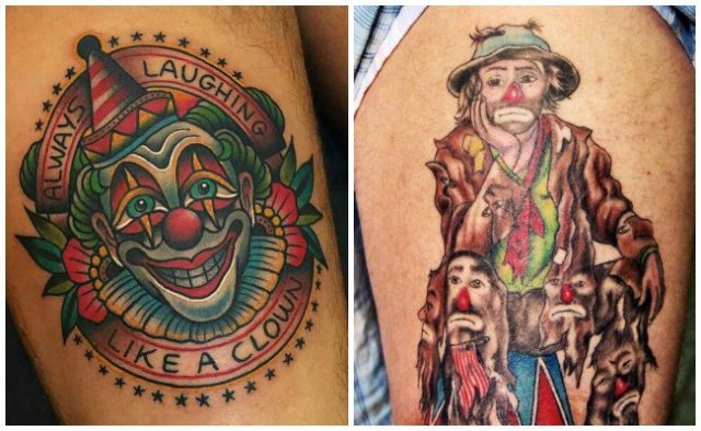 lagrimas y risas 4 - tatuajes de payasos