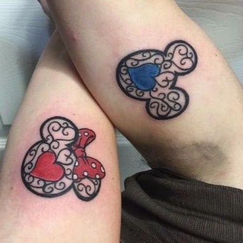 miki mini para parejas 1 - Tatuajes de mickey mouse y disney