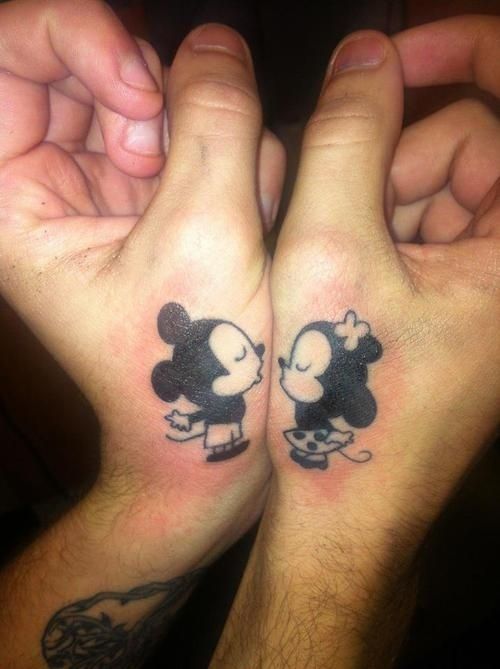 miki mini para parejas 2 - Tatuajes de mickey mouse y disney