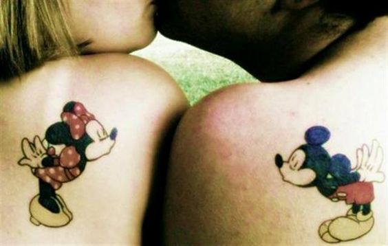 miki mini para parejas 4 - Tatuajes de mickey mouse y disney