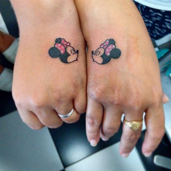 miki y mini 2 - Tatuajes de mickey mouse y disney