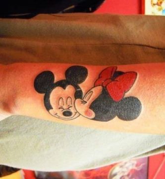 miki y mini 3 - Tatuajes de mickey mouse y disney