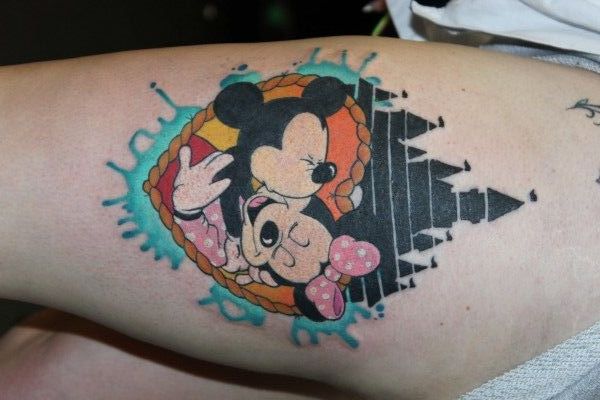 miki y mini 4 - Tatuajes de mickey mouse y disney