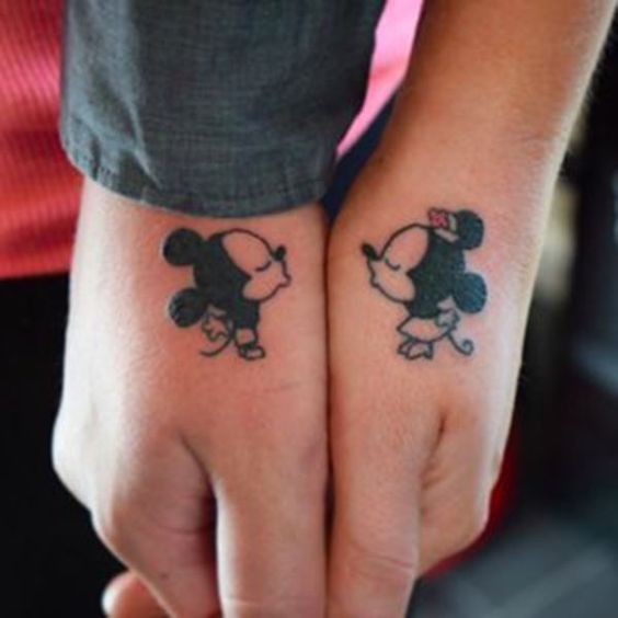 miki y mini 8 - Tatuajes de mickey mouse y disney