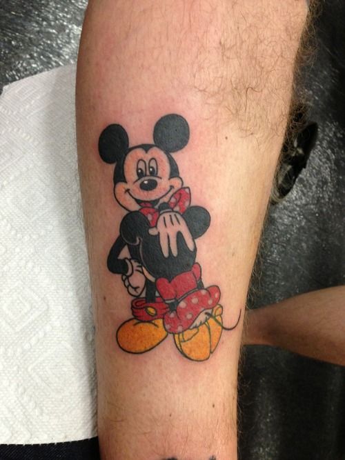 para hombres 3 1 - Tatuajes de mickey mouse y disney