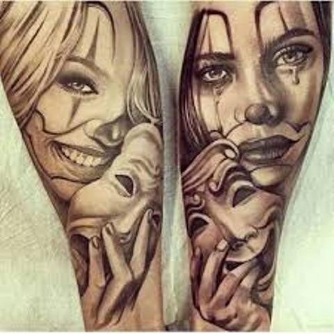 payasos llorando 5 - tatuajes de payasos