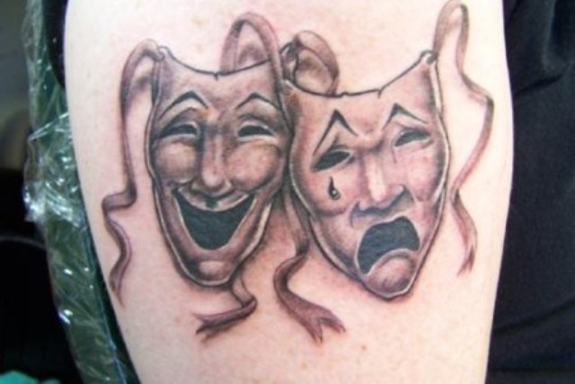 payasos tristes y alegres 2 - tatuajes de payasos
