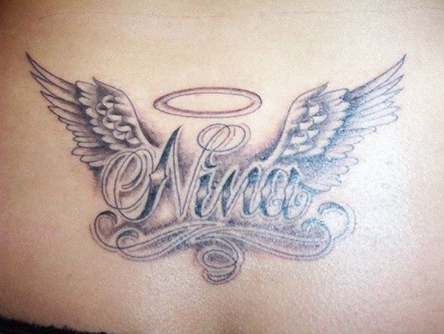alas con nombres 4 - Tatuajes de alas