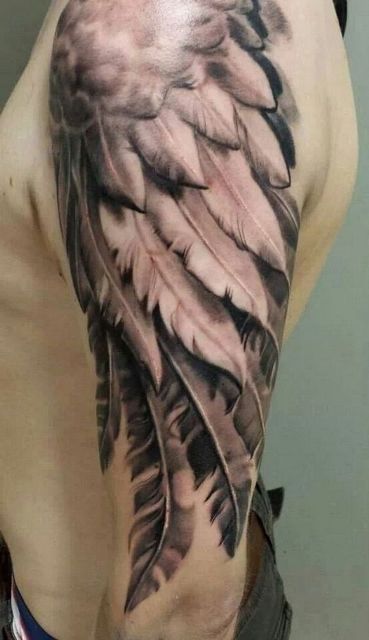 alas en el brazo 2 - Tatuajes de alas