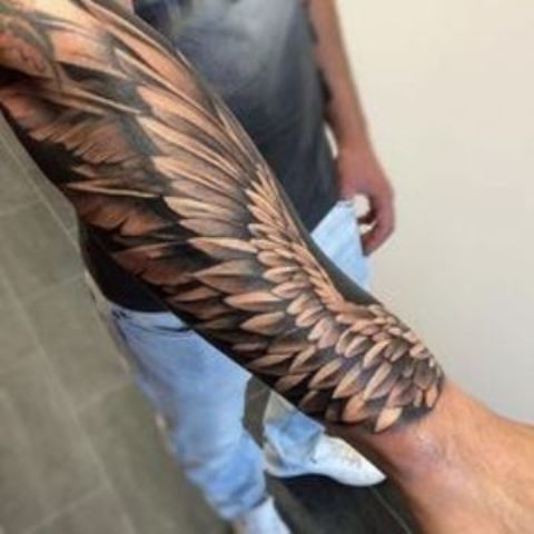 alas en el brazo 9 - Tatuajes de alas