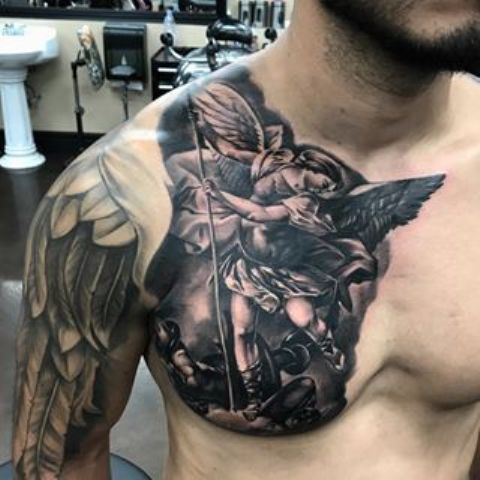 angel de la guarda 1 - tatuajes de ángeles