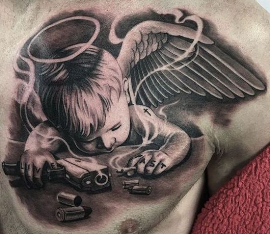 angel de la guarda - tatuajes de ángeles