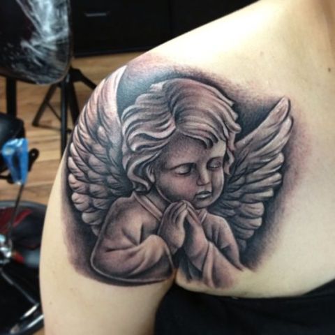 angeles y alas 3 - tatuajes de ángeles