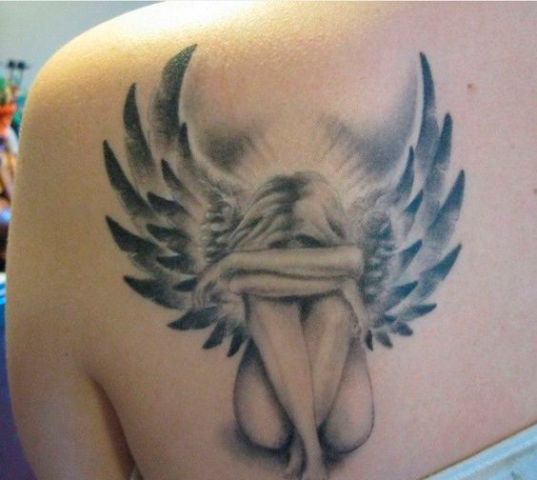 angeles y alas 6 - tatuajes de ángeles