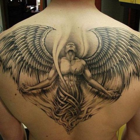 angeles y alas 7 - tatuajes de ángeles