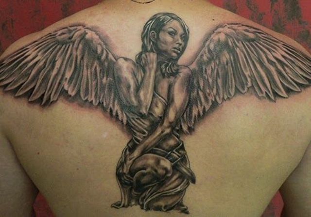 angeles y alas - tatuajes de ángeles