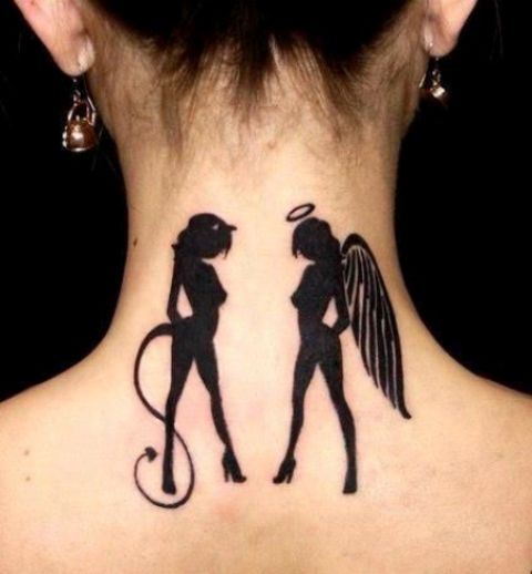 angels y demonios 7 - tatuajes de ángeles