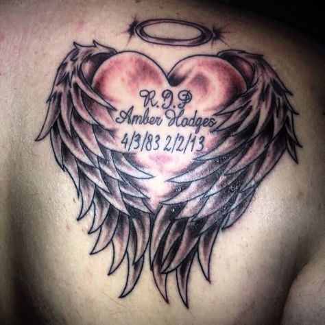 con corazon 9 - Tatuajes de alas