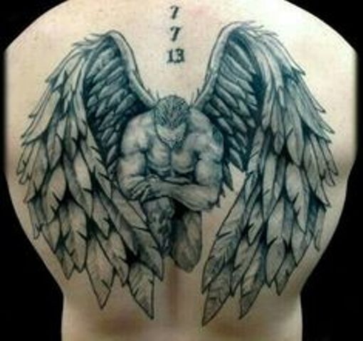 en la espalda 2 1 - tatuajes de ángeles
