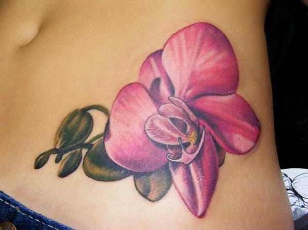 orquidea flores 3 - tatuajes de orquídeas