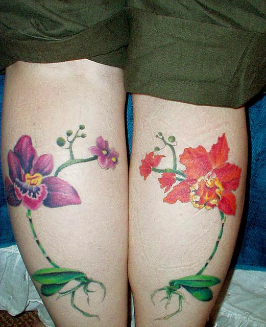 orquidea flores 8 - tatuajes de orquídeas